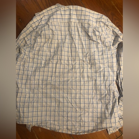 Blue and Yellow Plaid Long Sleeve Button-up - Picture 4 of 4